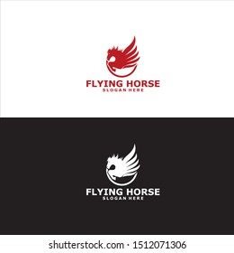 Flying Horse Logo in vector
