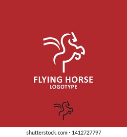 Flying horses are mythical animals, but if used as a company logo it will be a strong and unique icon