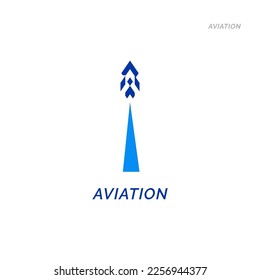 flying jet fighter logo design template for brand or company and other