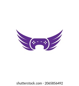 Fliegende Joystick-Spielgrafik, Vektorvorlage