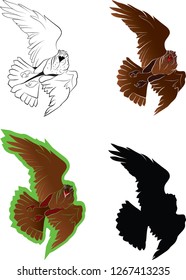 Flying killer, hunting machine, High sky diver