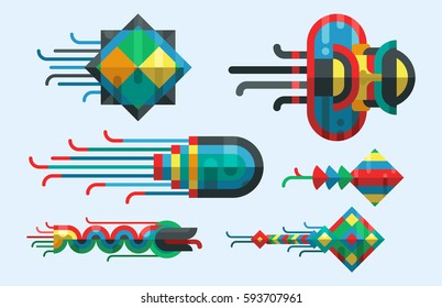 Flying kite vector illustration wind fun toy fly leisure happy isolated joy string activity play freedom game design vacation childhood