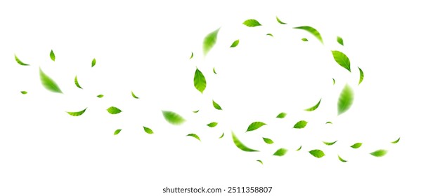 Flying leaves design, suitable for design elements