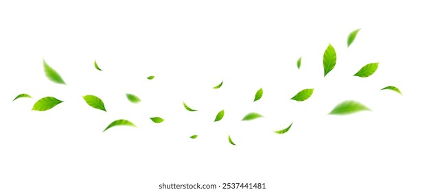 Flying leaves design, suitable for design elements