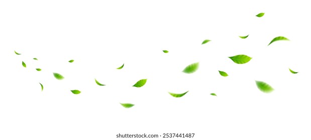 Flying leaves design, suitable for design elements