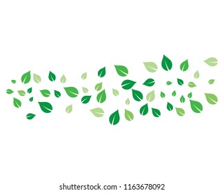 Flying Leaves Vector