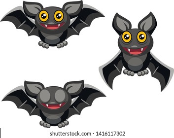 flying a little bat. animation.
