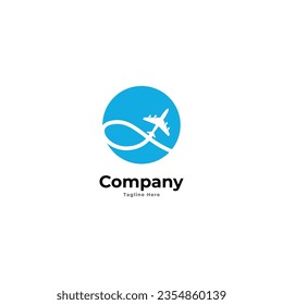 flying logo art design vector template.