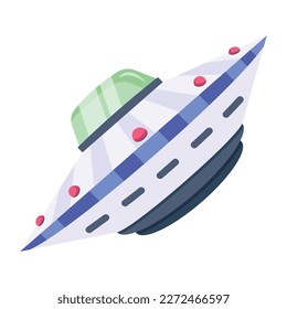 Flying machine flat design for digital use 