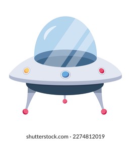 Flying machine flat design for digital use 