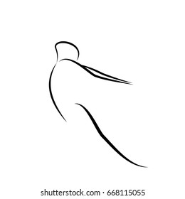 flying man vector
