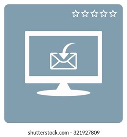flying message  template  icon. vector design