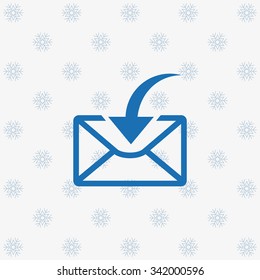 flying message  template  icon. vector design