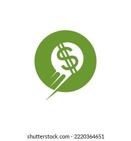Flying Money Icon And Symbol Vector Template