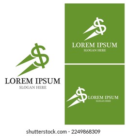 Flying Money Icon And Symbol Vector Template