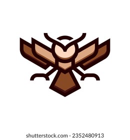 Símbolo de la línea del logotipo de búho de sabiduría, verdad e identidad de la marca del conocimiento. Ilustración del logotipo del vector de línea premium.