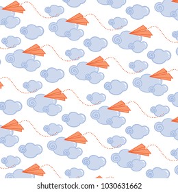 flying paper craft pattern