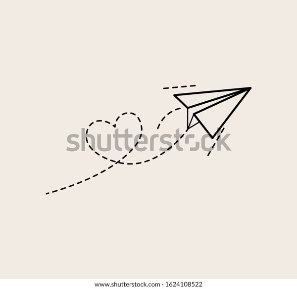 6,793 Paper Plane Love Images, Stock Photos & Vectors | Shutterstock