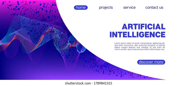 Flying Particles Distressed Purple Vector. 3D Liquid Shapes Layout. Big Data Neon Wallpaper. Data Analytics Cool Banner. Colorful Geometric Background. Pink Blue Purple Futuristic Gradient Overlay.
