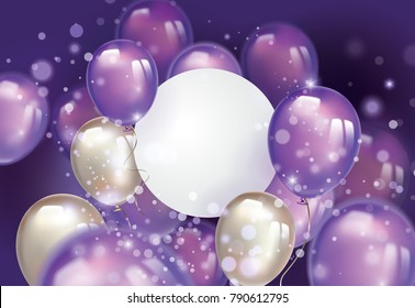 Download Purple Balloon Background Hd Stock Images Shutterstock