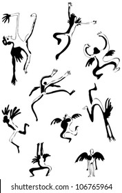 Flying people