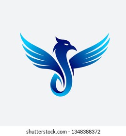 Flying Phoenix Template Logo