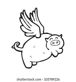 Cartoon Flying Pig Images Stock Photos Vectors Shutterstock