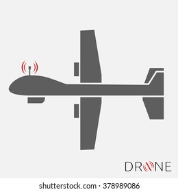 Flying plane drone