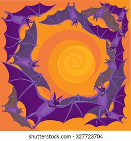 flying purple bats