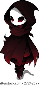 Ángulo de hada demoníaca roja voladora