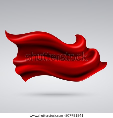 Similar – Image, Stock Photo Red flag in the wind