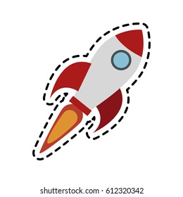 flying rocket icon image 