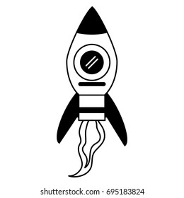 flying rocket icon image