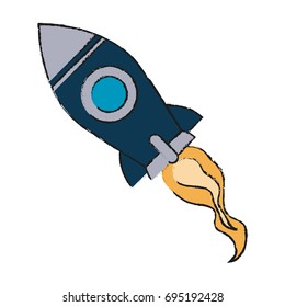 flying rocket icon image 