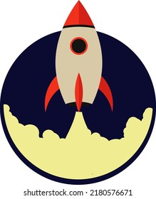flying rocket illustration for you
