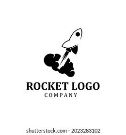 Flying rocket logo suitable for delivery business