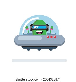 flying saucer alien fiction art victor