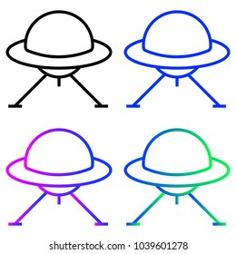 Flying saucer icon