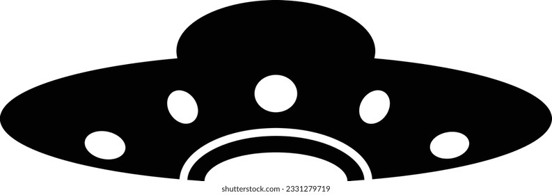 Flying saucer icon. UFO icon. spaceship or alien spacecraft. also known as alien ship, space shuttle, flying disk.