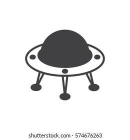 Flying saucer icon vector illustration