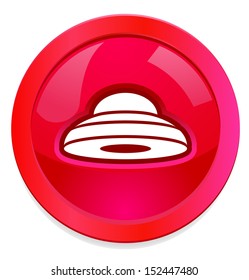 Flying Saucer UFO web button