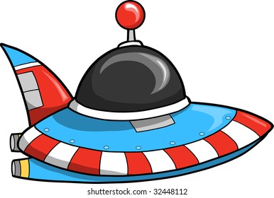 Flying Saucer Vector illustration