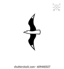 Flying Seagull Icon