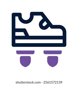 flying shoes icon. vector dual tone icon for your website, mobile, presentation, and logo design.