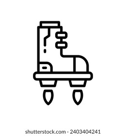 icono de los zapatos voladores. icono de línea vectorial para tu sitio web, móvil, presentación y diseño de logotipo.