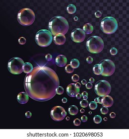 Flying Soap Bubbles