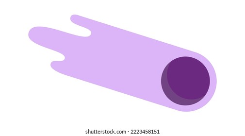 Flying space star icon. Vector illustration