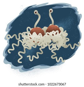 Flying Spaghetti Monster, Vintage Style