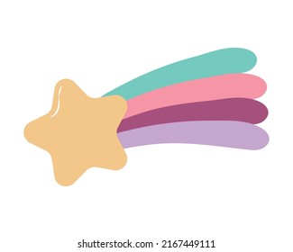 flying star design over white