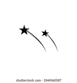 flying stars icon. Element of stars icon. Premium quality graphic design. Signs and symbols collection icon for websites, web design, mobile app on white background
